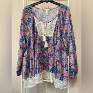Matilda Jane Sew Perfect Floral Boho Top Blouse